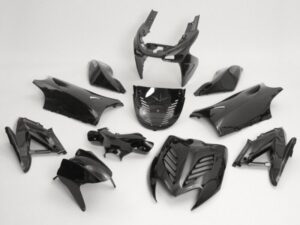 DMP plastikų komplektas Yamaha Aerox 11 Dalių JUODA