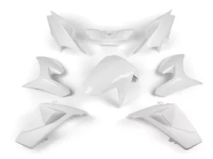 Peugeot Speedfight 4 Plastikų Komplektas BALTA