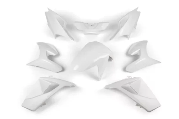 Peugeot Speedfight 4 Plastikų Komplektas BALTA