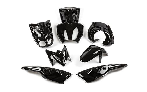 Yamaha Slider plastikų komplektas Tun'R JUODA