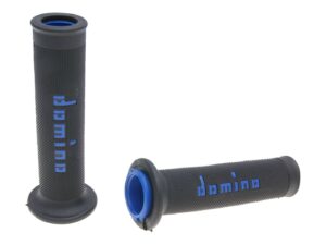 Vairo rankenėlių paminkštinimo rinkinys Domino A010 on-road juoda/mėlyna