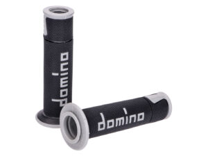 Vairo rankenėlių paminkštinimo rinkinys Domino A450 on-road racing juoda/pilka