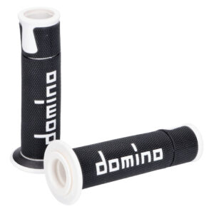 Vairo rankenėlių paminkštinimo rinkinys Domino A450 on-road racing juoda/balta