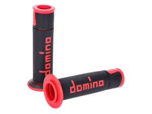 Vairo rankenėlių paminkštinimo rinkinys Domino A450 on-road racing juoda/raudona