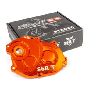 Reduktoriaus dangtelis Stage6 R/T Mk2 Oranžinis su titaniniais varžtais Minarelli