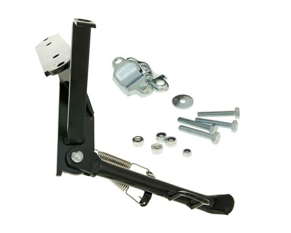 Šoninė kojelė / atraminė kojelė, juoda, Yamaha Neos, MBK Ovetto (iki 2007)