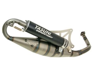 Išmetimo sistema Yasuni Scooter R, juoda, Piaggio