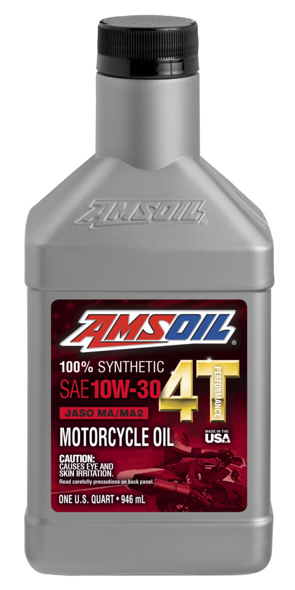 AMSOIL 10W30 100% Synthetic 4T Performance Motorcycle Oil 946ml