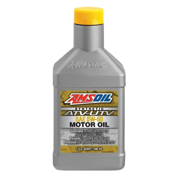 AMSOIL 5W50 100% Synthetic ATV/UTV Motor Oil 946ml