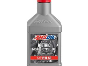 AMSOIL 15W50 100% Synthetic Metric Motorcycle Oil 946ml