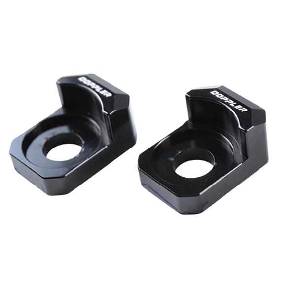 Grandinės įtempėjas MOTO aliuminis CNC DOPPLER, skirtas RIEJU MRT PRO/XPS/XP7/XR7/NK7, juodas.