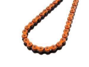 Grandinė MOTO 420 DOPPLER, 134 jungtys, sustiprinta, spalva oranžinė