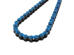 Grandinė MOTO 428 DOPPLER, 138 jungčių, sustiprinta, spalva mėlyna