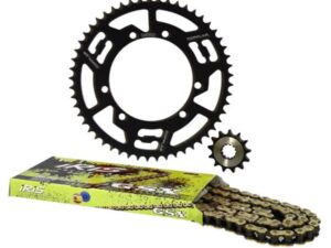 GRANDINĖS KOMPLEKTAS DOPPLER – ALIUMININIS – SKIRTAS SENDA SM DRD / RACING / EVO / GPR NUDE / RS4 / SX (14X53) SU RAUDONA GALINE ŽVAIGŽDE