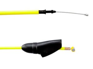 Sankabos trosas MOTO DOPPLER, tefloninis, skirtas DERBI SENDA EURO 3 + 4, neoninė geltona.