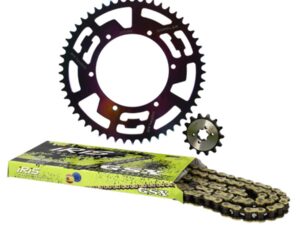 Grandinės komplektas DOPPLER ALU skirtas DERBI SENDA/DRD/EVO/GPR NUDE/RS4/SMT 420 14x53 neochrominė