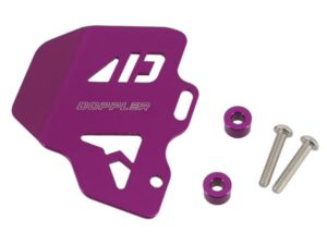 GALINIO STABDŽIŲ CILINDRO APSAUGOS PLOKŠTELĖ – GEARED 50 cc – DOPPLER ALIUMININĖ VIOLETINĖ 40–50 mm TARPAS