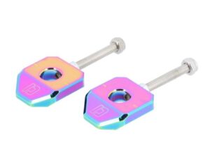 Grandinės įtempėjas DOPPLER, skirtas DERBI SENDA/SMT/RCR/RX/SX, ašiai 12 mm, aliuminis neochromas