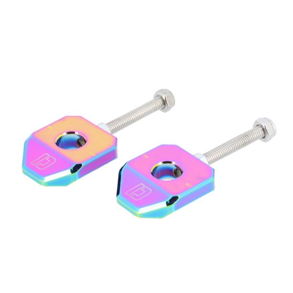 Grandinės įtempėjas DOPPLER, skirtas DERBI SENDA/SMT/RCR/RX/SX, ašiai 12 mm, aliuminis neochromas