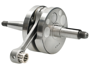 Alkūninis velenas MVT SC Minarelli AM6 eiga 47.6 mm, švaistiklis 90 mm