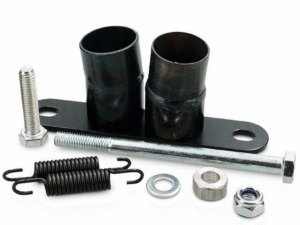 Išmetimo laikiklio komplektas / antgalis ir tvirtinimo varžtai – EC12, skirtas Minarelli AM6 S‑Race MVT