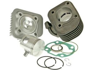 Cilindro komplektas Malossi Sport 70cc su 10 mm stūmoklio kaiščiu Minarelli horizontal AC
