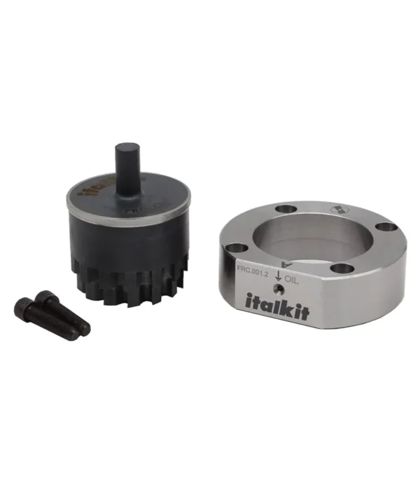 Frezos pjūklas + vadovas alkūninio korpuso apdirbimui Ø52 cilindrams Derbi Euro 3 – Minarelli AM6