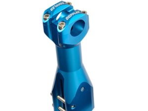 Doppler mėlynas motorolerio vairo adapteris Booster / BW’s / Stunt / Slider modeliams – Ø22 mm