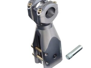 Doppler titano spalvos motorolerio vairo adapteris Speedfight / TKR / Trekker / Vivacity 1 & 2 modeliams – Ø22 mm