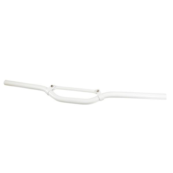 Tun’r baltas aliuminis motorolerio Cross vairas (Ø22 L x 600 mm)