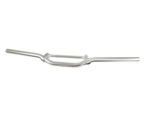 Tun’r blizgus sidabrinis aliuminis motorolerio Cross vairas (Ø22 L x 600 mm)