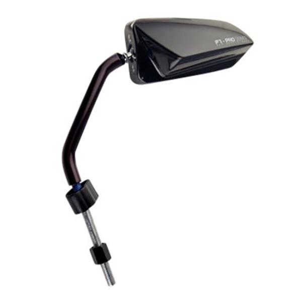 Kairysis veidrodėlis BCD F1 PRO Ø8 juodas