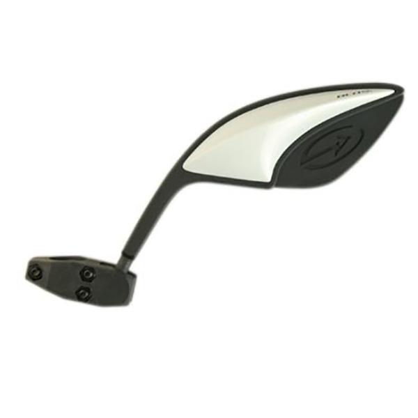 Kairysis veidrodėlis BCD TT Ø8, juodas/baltas