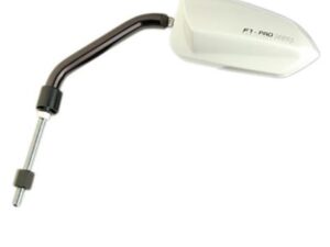 Kairysis veidrodėlis BCD F1 PRO Ø8 baltas