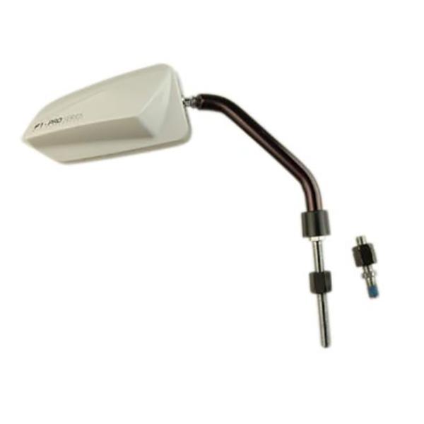 Dešinys veidrodėlis BCD F1 PRO Ø8 baltas