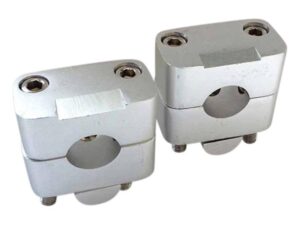 Tun’r aliuminis 50cc/motociklo vairo adapteris 22,2 mm (Cross/Enduro) (2 vnt.)