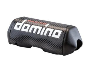 Domino juoda/anglies pluošto vairo kempinė motoroleriui (be papildomų tvirtinimo strypų)