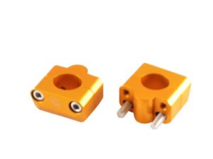 Doppler auksinis aliuminis 50cc/motociklo vairo adapteris 28,6 mm (Cross/Enduro) (2 vnt.)