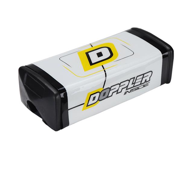 Doppler baltos/geltonos motorolerio vairo kempinė Oversize