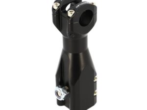 Doppler matinės juodos spalvos motorolerio vairo adapteris Ludix / Jet Force (Ø22 mm)