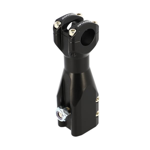 Doppler matinės juodos spalvos motorolerio vairo adapteris Ludix / Jet Force (Ø22 mm)