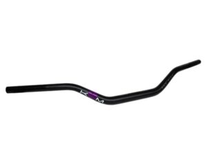 KRM Pro Ride juodas/violetinis motorolerio Oversized 28,6 aliuminis vairas be kempinės
