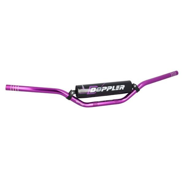 Doppler purpurinis aliuminis motorolerio Cross-Bar vairas pavarų 50cc (L:740 H:70) su kempine