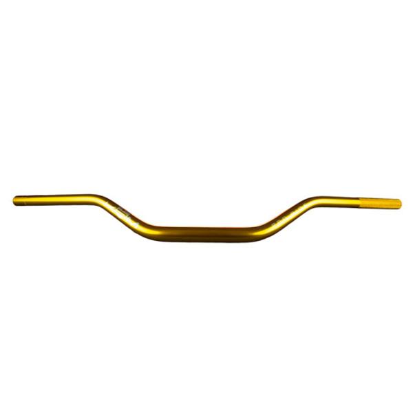 KRM Pro Ride Oversize Ø28,6 aliuminis motorolerio vairas pavarų 50cc/motociklui SS Mousse Full Gold Holographic