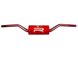 HANDLBAR -GEARED50cc/MOTO- OVERSIZE Ø28.6 ALU KRM PRO RIDE + MOUSSE FULL RED HOLOGRAPHIC