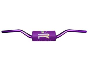 KRM Pro Ride Oversize Ø28,6 aliuminis motorolerio vairas pavarų 50cc/motociklui su Mousse Full Purple Holographic