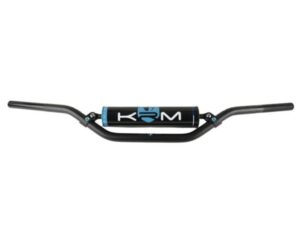 KRM Pro Ride juodas/turkio spalvos motorolerio Cross Bar vairas su kempine