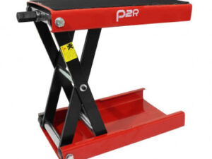 Motociklo keltuvas – P2R – mechaninis sraigtinis – raudonas plieninis (aukštis min. 100 mm / maks. 380 mm)