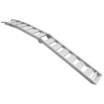 Pakrovimo rampa motociklui / keturračiui / elektriniam dviračiui – P2R – aliumininė, R3, sulankstoma iš 2 dalių – ilgis 2,26 m – plotis 28 cm – maksimali apkrova 340 kg (parduodama po vieną vnt.)