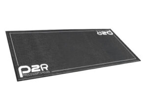 Aplinkosauginis grindų kilimėlis P2R, horizontalus dizainas, juodai baltas, 200 × 102 cm